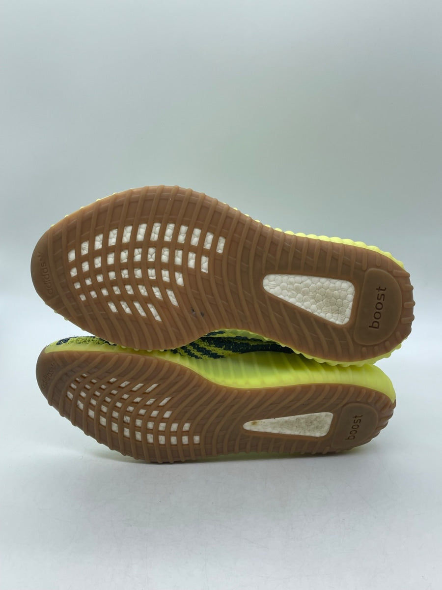 adidas Yeezy Boost 350 V2 Semi Frozen Yellow 9.5 (Moderately Worn Pre-Owned)adidasSemi Frozen Yellow/Raw Steel/Red - Image 7