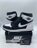 Jordan 1 Retro High OG Black White 10 (Lightly Worn Pre-Owned)JordanBlack/White/White - Image 1