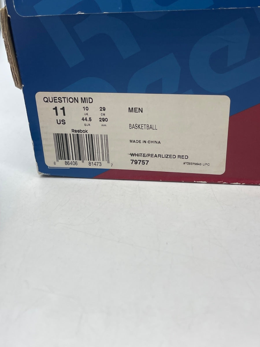Reebok Question Mid Pearlized Red (2012) (Size 11) - Image 9