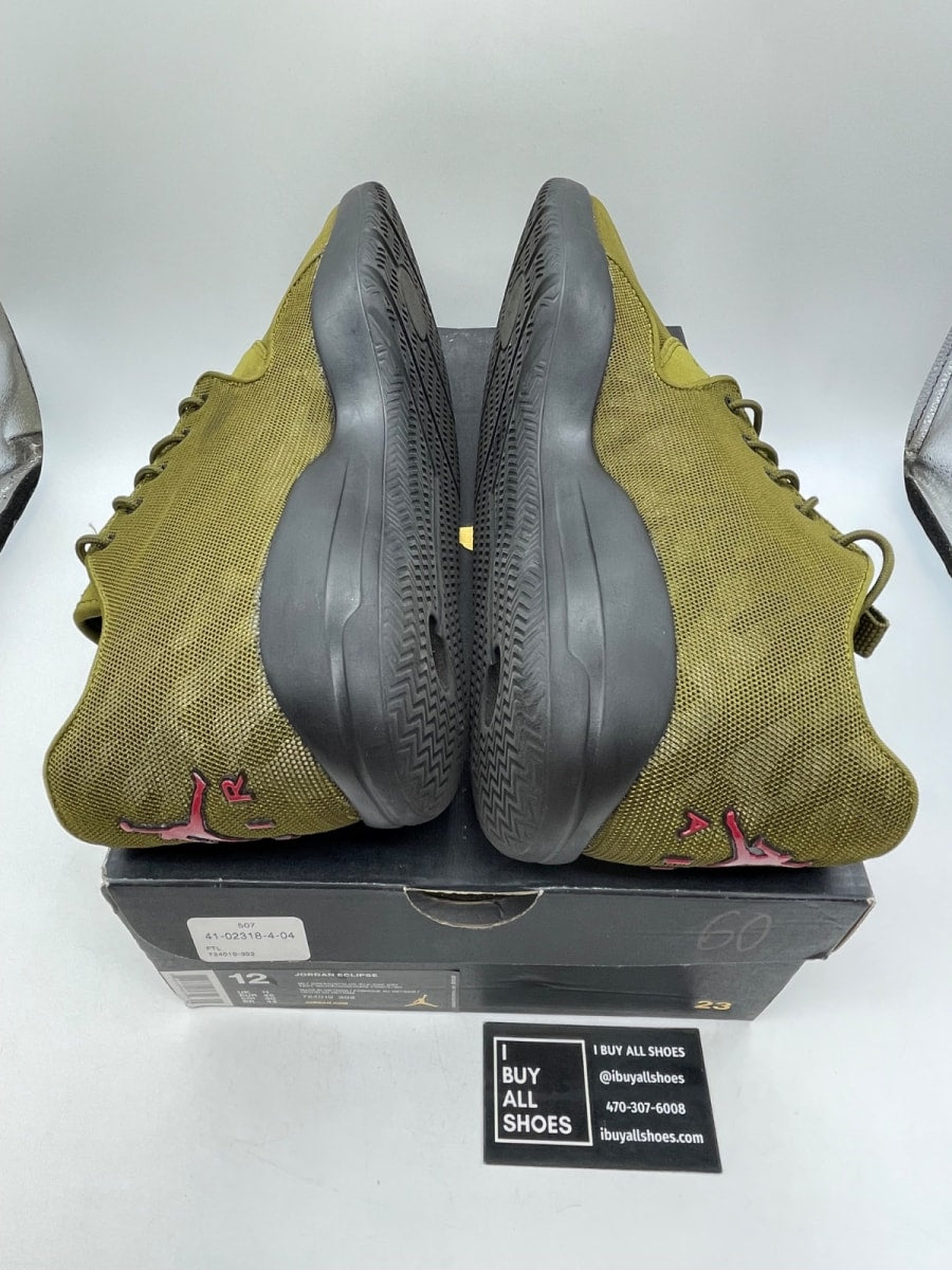 Air Jordan Eclipse 'Militia Green' 12 (Moderately Worn Pre-Owned) - Image 6
