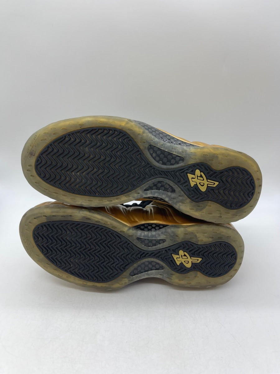 Nike Air Foamposite One Metallic Gold 10 (Moderately Worn Pre-Owned)NikeMetallic Gold/Metallic Gold-Black - Image 7