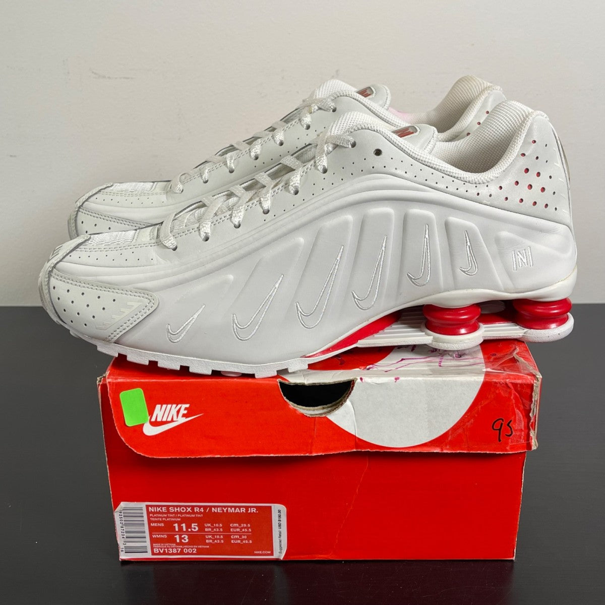 Neymar Jr. x Nike Shox R4 'Platinum Tint' (Size 11.5) - Image 3