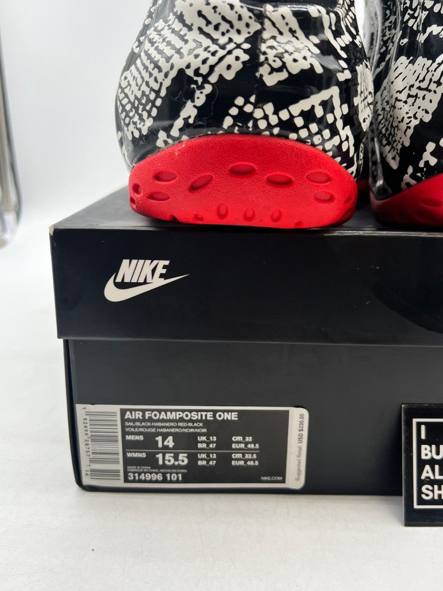 Nike Air Foamposite One Albino Snakeskin 14 (Lightly Worn Pre-Owned) - Image 6