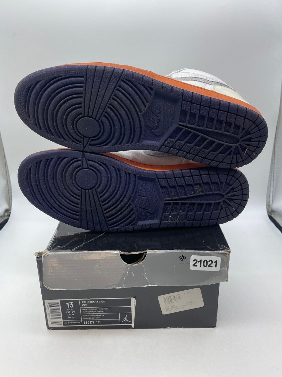 Jordan 1 Phat Low Phoenix Suns 13 (Moderately Worn Pre-Owned) - Image 7