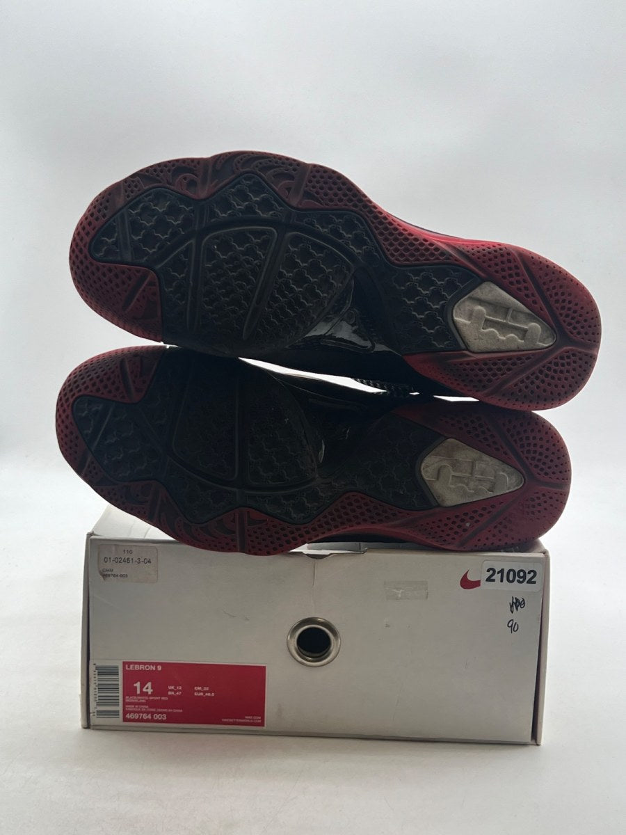 Nike LeBron 9 Miami Heat Away 14 (Heavily Worn Pre-Owned) - Image 8
