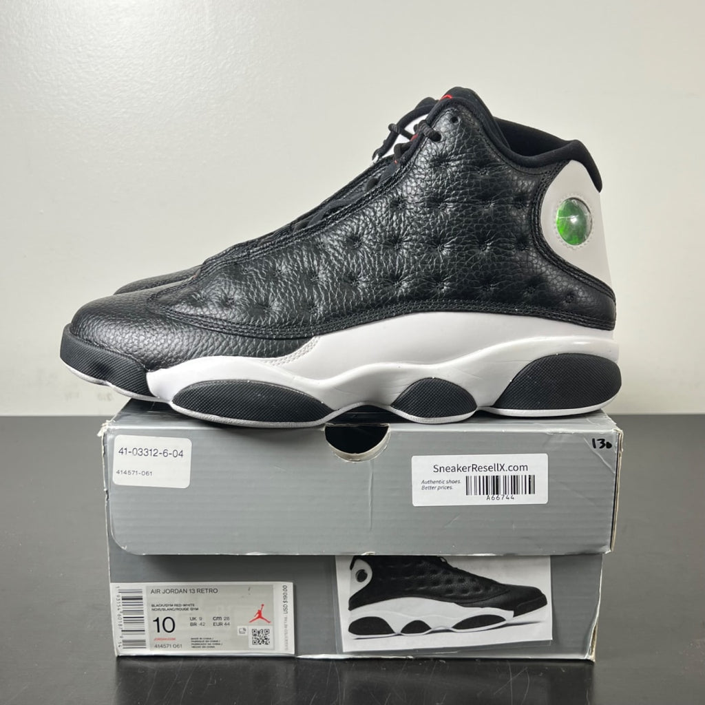 Jordan 13 Retro Reverse He Got Game 10 (Lightly Worn Pre-Owned)JordanBlack/Gym Red-White - Image 3