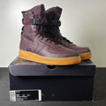 Nike SF Air Force 1 High Deep Burgundy 13 (Lightly Worn Pre-Owned)NikeDeep Burgundy/Deep Burgundy-Black - Image 1
