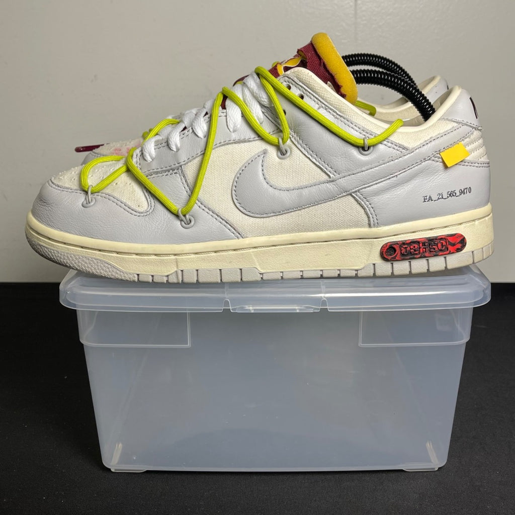 Nike Dunk Low Off-White Lot 8 (Size 9) - aux