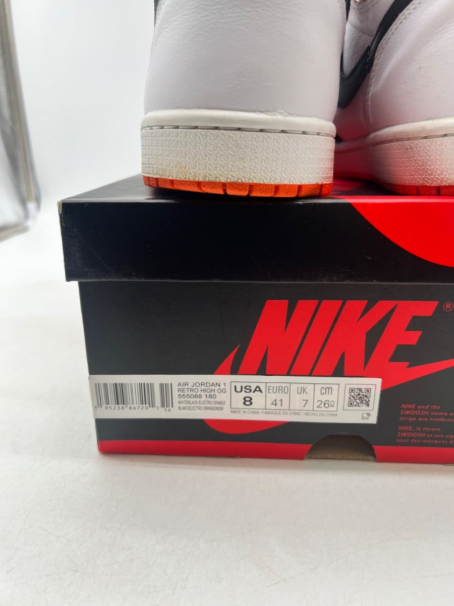 Jordan 1 Retro High Electro Orange 8 (Lightly Worn Pre-Owned) - Image 4