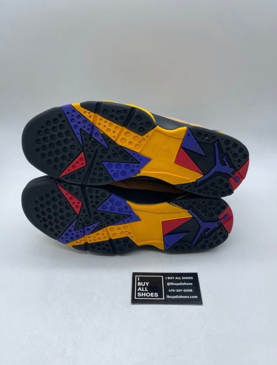 Jordan 7 Retro SE Vachetta Tan 10 (Lightly Worn Pre-Owned)JordanVachetta Tan/Black/Taxi/Dark Concord - Image 7