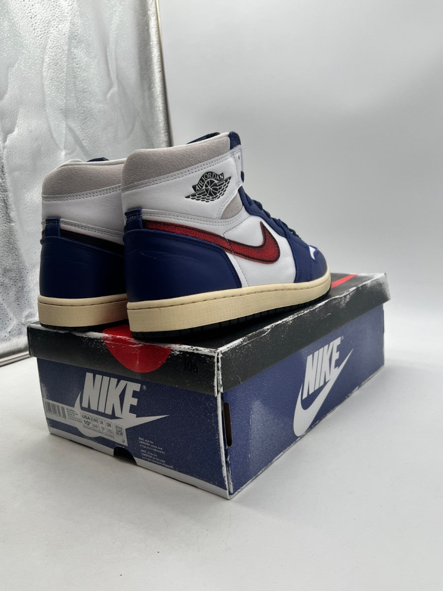 Jordan 1 Retro High OG Rare Air 10.5 (Lightly Worn Pre-Owned)JordanWhite/Black-Neutral Grey-Deep Royal Blue-Muslin - Image 5