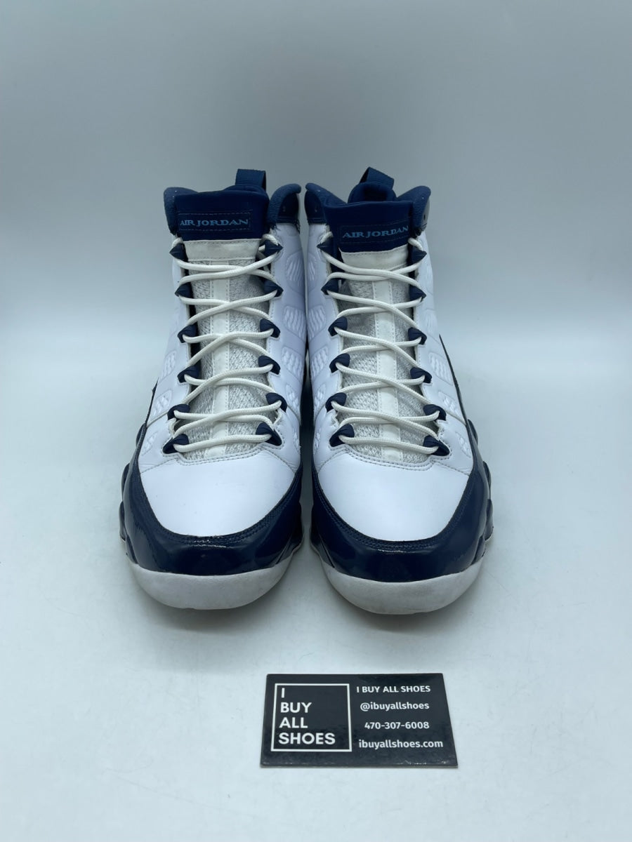 Jordan 9 Retro Pearl Blue 13 (Moderately Worn Pre-Owned) - Image 2