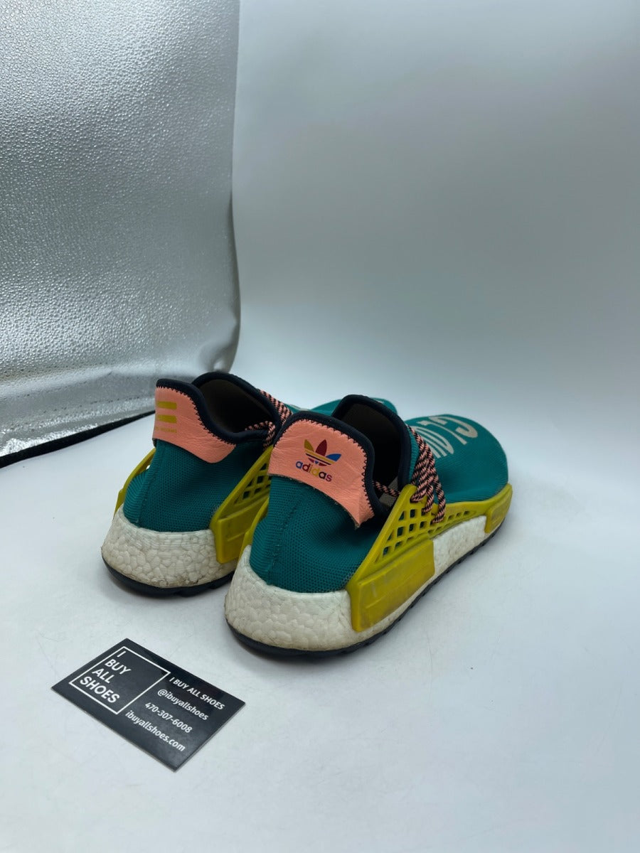 adidas Human Race NMD Pharrell Sun Glow 13 (Heavily Worn Pre-Owned) - Image 5