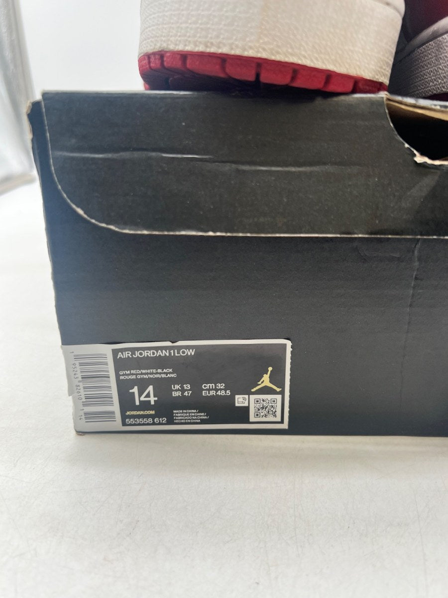 Jordan 1 Low Bred Toe 14 (Lightly Worn Pre-Owned) - Image 6