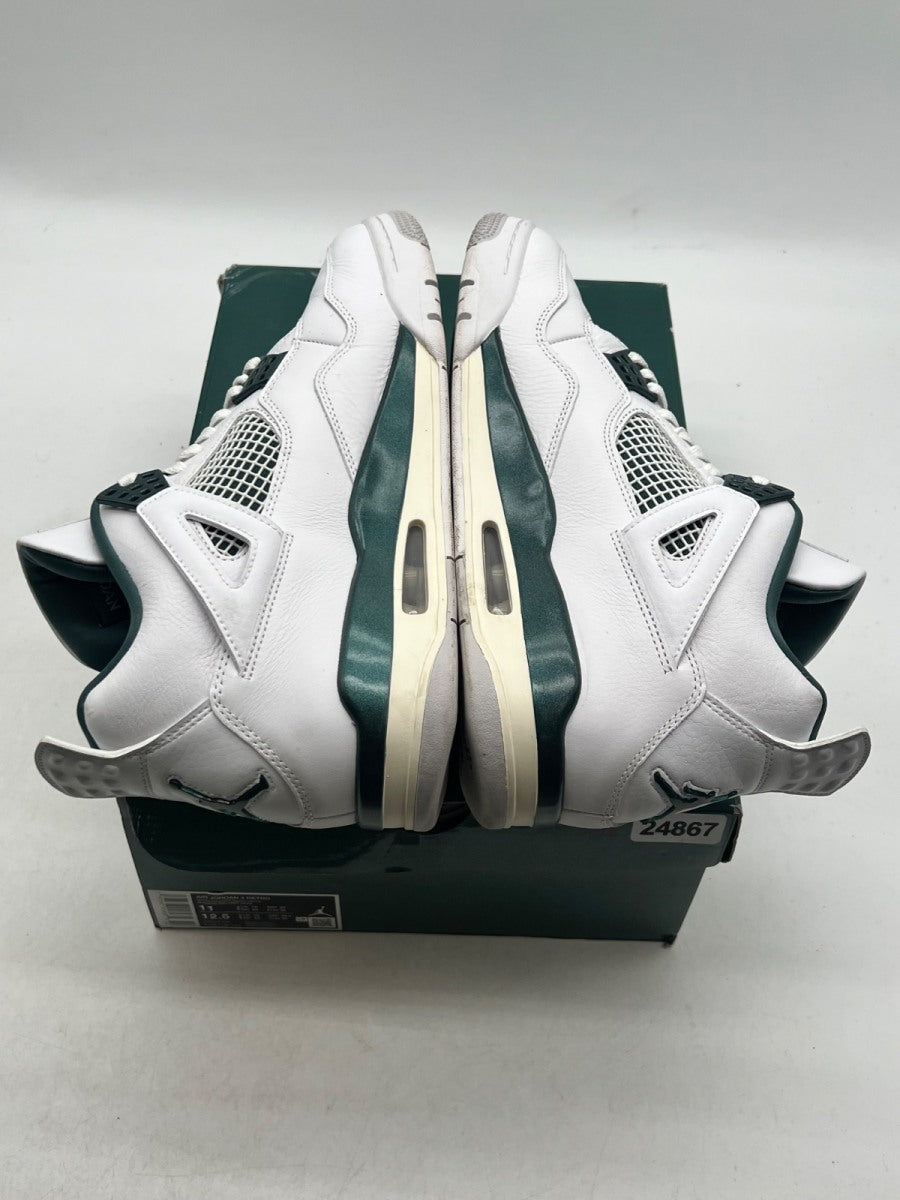 Jordan 4 Retro Oxidized Green 11 (Moderately Worn Pre-Owned)JordanWhite/Oxidized Green/White/Neutral Grey - Image 9