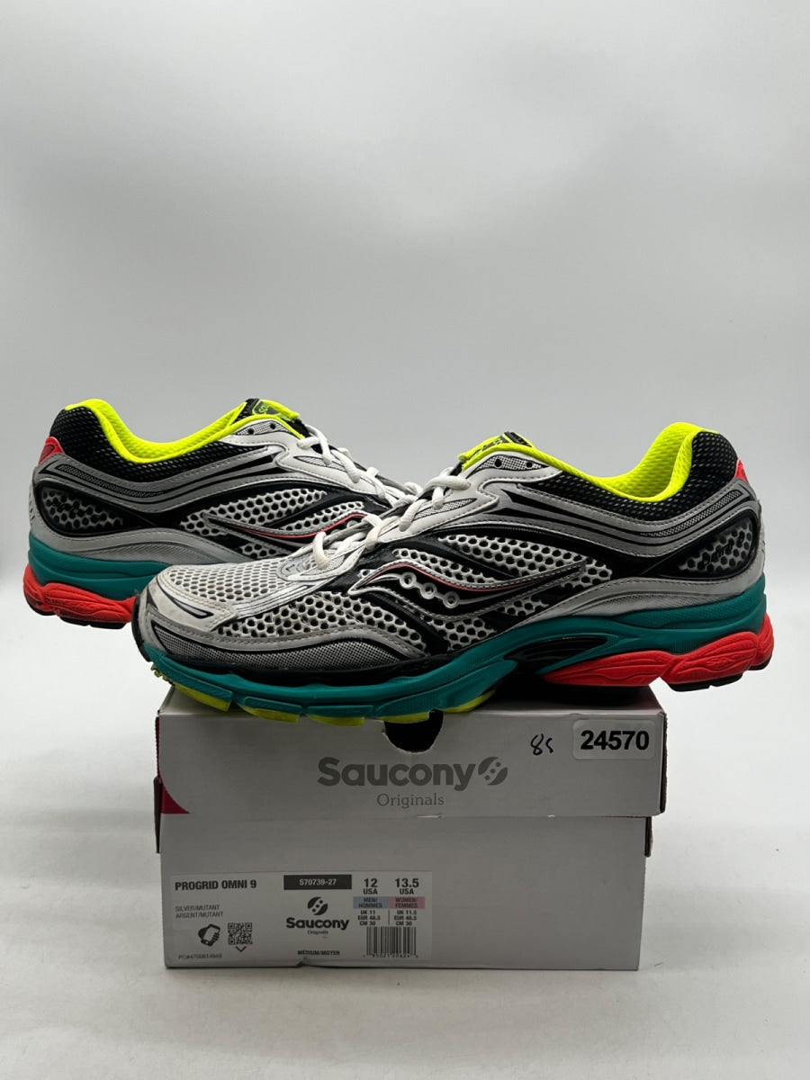 Saucony ProGrid Omni 9 Silver Mutant 12 (Lightly Worn Pre-Owned)SauconySilver/Mutant - Image 1