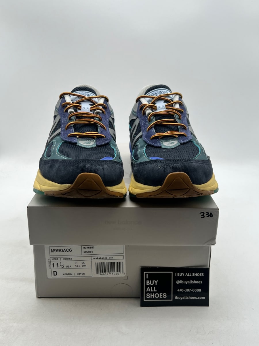 New Balance 990v6 MiUSA Action Bronson Lapis Lazuli 11.5 (Lightly Worn Pre-Owned) - Image 2