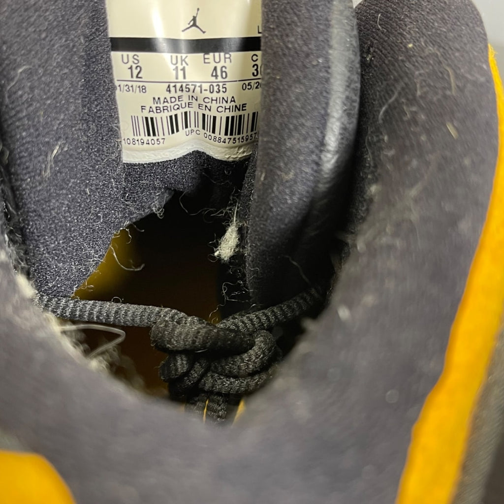 Jordan 13 Retro Carmelo Anthony Class Of 2002 (B-Grade) 12 (Moderately Worn Pre-Owned)JordanBlack/University Red-University Gold - Image 6