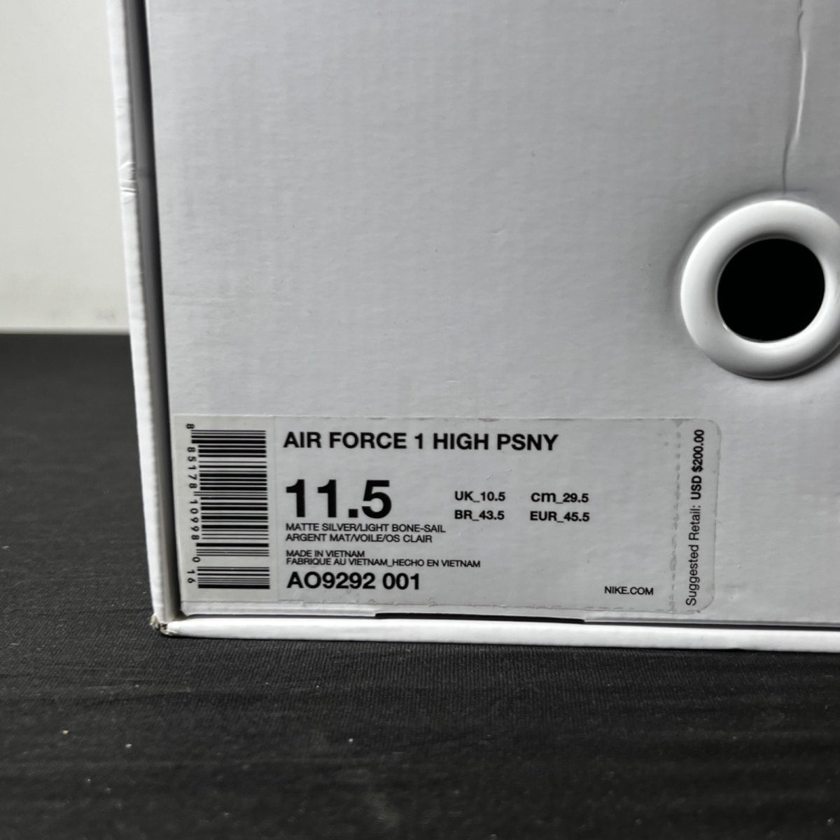 Nike Air Force 1 High PSNY Grey (Size 11.5) - Image 4