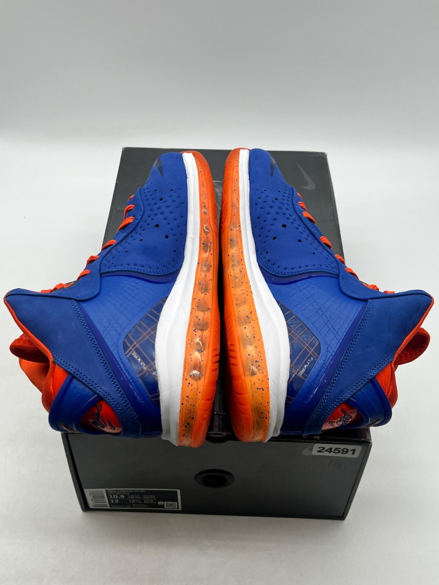 Nike LeBron 8 Hardwood Classic (2021) 10.5 (Lightly Worn Pre-Owned)NikeVarsity Royal/Orange Blaze-Total Orange-White - Image 9