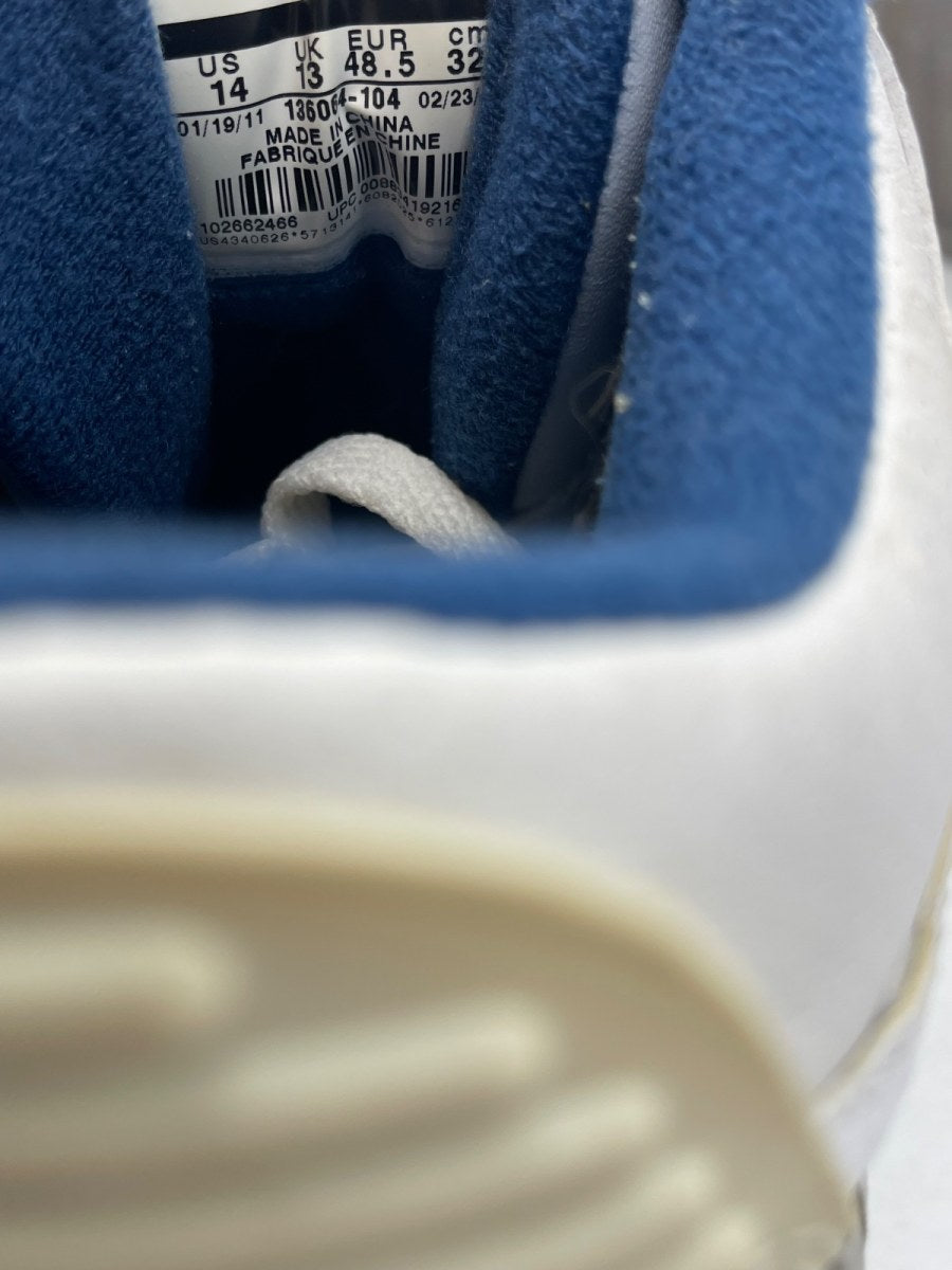 Jordan 3 Retro True Blue (2011) 14 (Moderately Worn Pre-Owned)JordanWhite/Cement Grey-True Blue - Image 8
