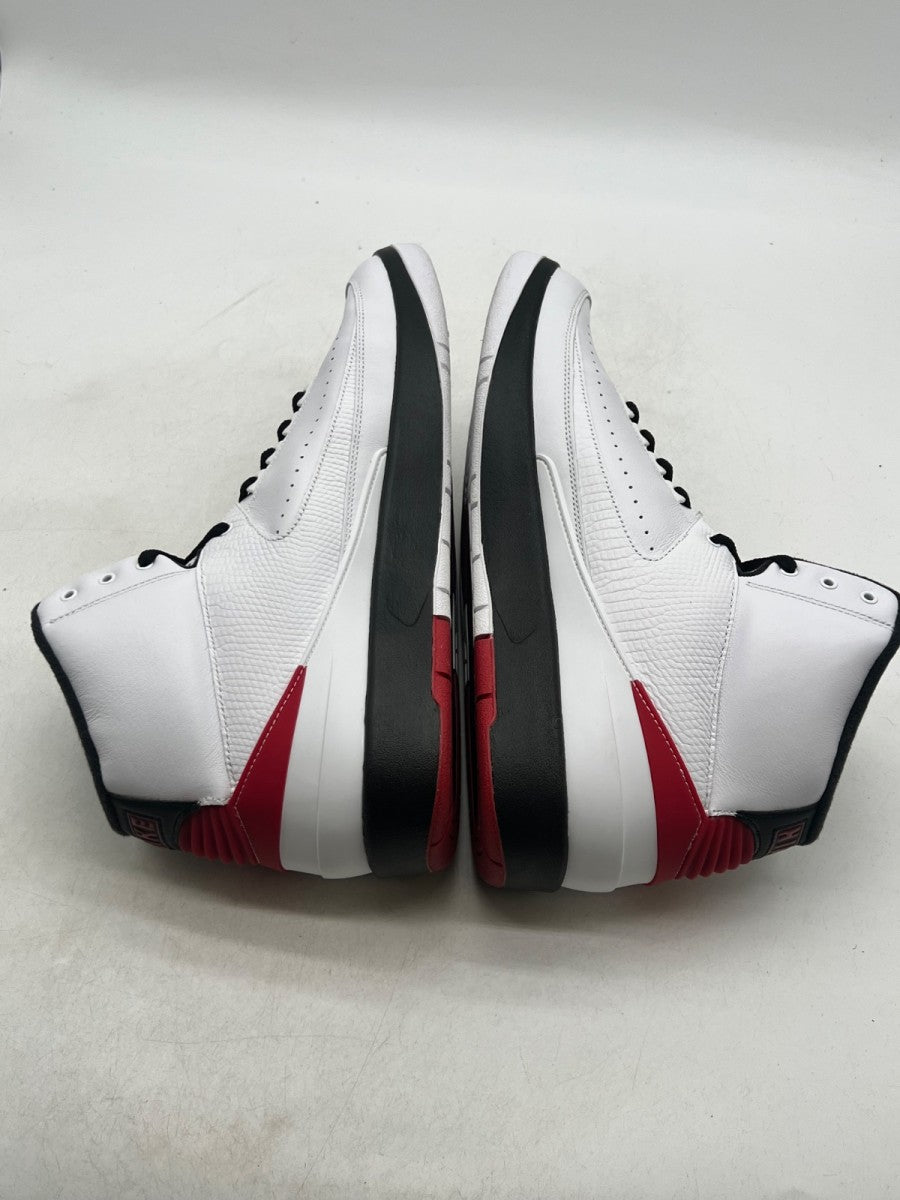 Jordan 2 Retro OG Chicago (2022) 14 (Lightly Worn Pre-Owned)JordanWhite/Varsity Red/Black - Image 8