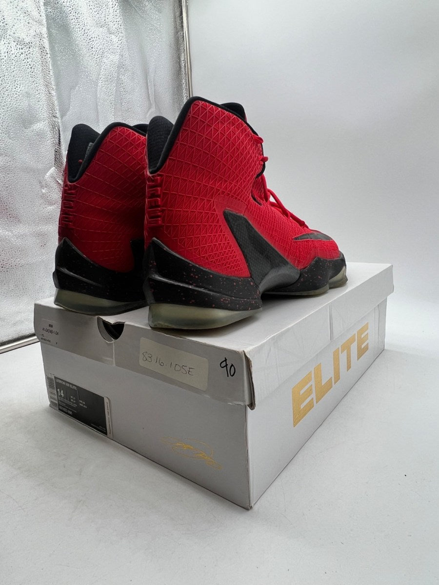 Nike LeBron 13 Elite University Red 14 (Moderately Worn Pre-Owned) - Image 4