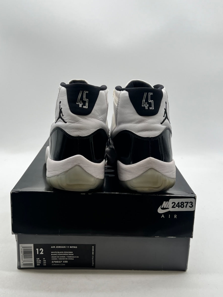 Jordan 11 Retro Concord (2018) 12 (Moderately Worn Pre-Owned)JordanWhite/Black-Concord - Image 3