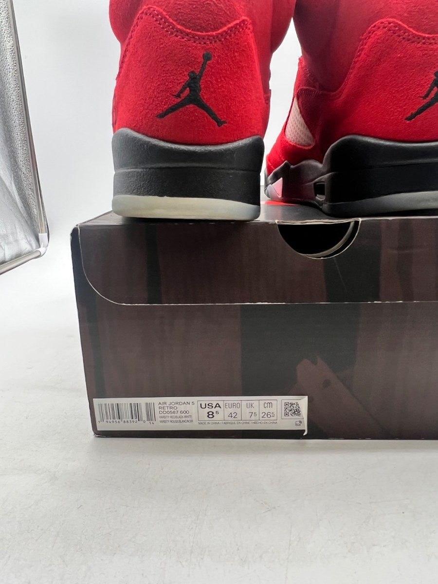 Jordan 5 Retro Raging Bull Red (2021) 8.5 (Lightly Worn Pre-Owned)JordanVarsity Red/Black-White - Image 6