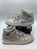Jordan 1 Retro Neutral Grey 9.5 (Moderately Worn Pre-Owned)JordanNeutral Grey/Metallic Silver - Image 1