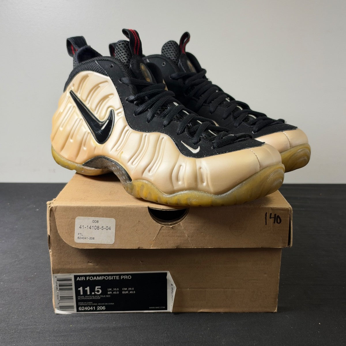 Nike Air Foamposite Pro Pearl (2010) (Size 11.5) - Image 1