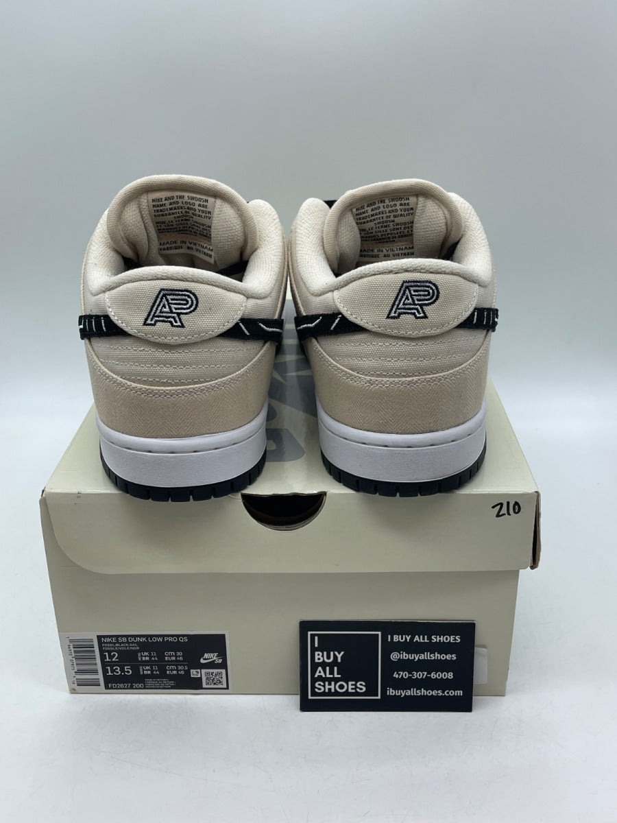 Nike SB Dunk Low Albino & Preto 12 (Moderately Worn Pre-Owned) - Image 3