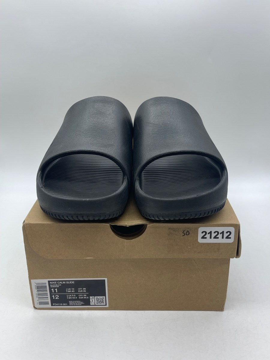 Nike Calm Slide Black 11 (Moderately Worn Pre-Owned) - Image 2