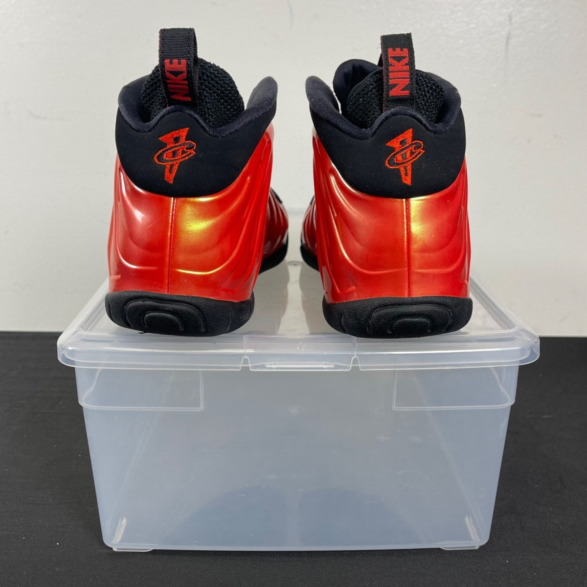 Nike Air Foamposite One Habanero Red (GS) 6.5Y (Moderately Worn Pre-Owned)NikeHabanero Red/Habanero Red-Black - Image 4