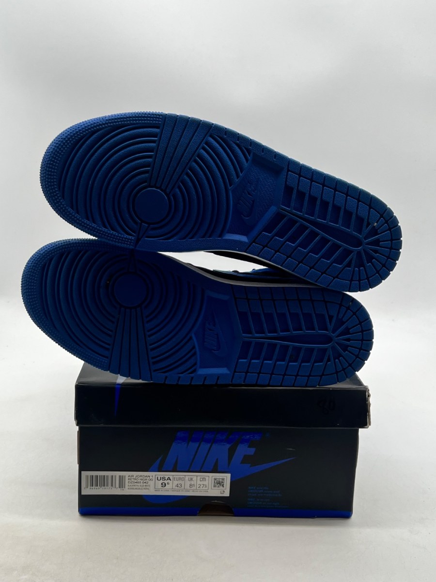 Jordan 1 Retro High OG Royal Reimagined 9.5 (Lightly Worn Pre-Owned)JordanBlack/Royal Blue/White - Image 7
