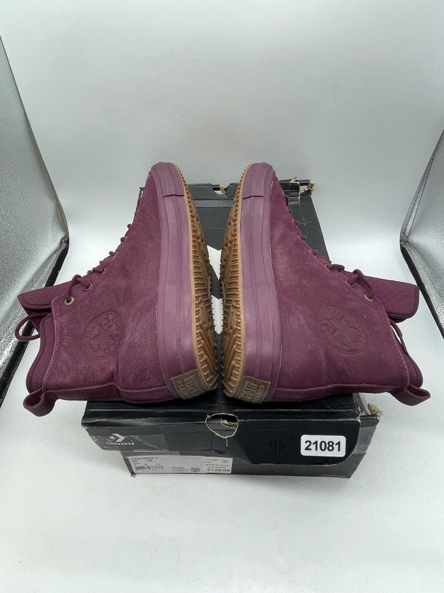 Converse Chuck Taylor All Star Waterproof Hi 'Dark Sangria' 13 (Moderately Worn Pre-Owned) - Image 6
