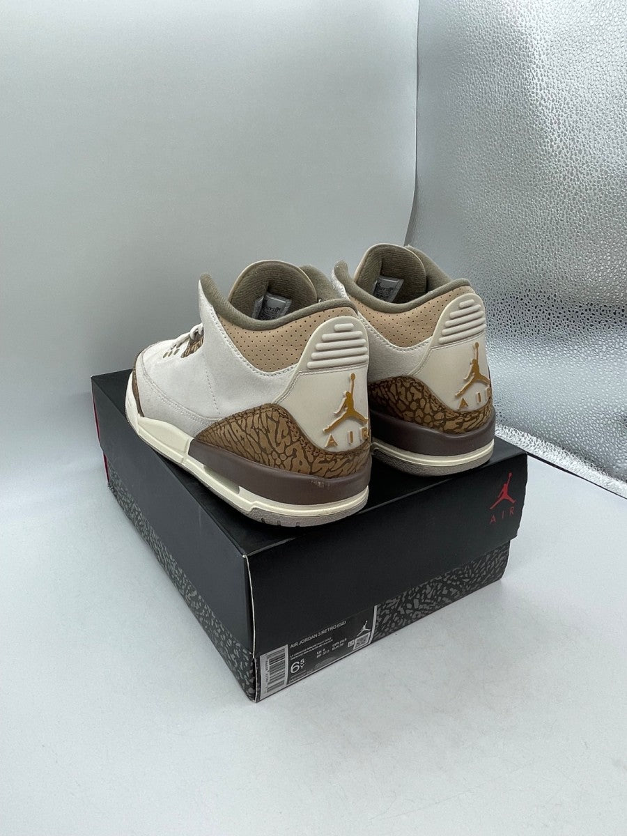 Jordan 3 Retro Palomino (GS) 6.5Y (Moderately Worn Pre-Owned)JordanLight Orewood Brown/Metallic Gold/Light British Tan/Palomino - Image 4