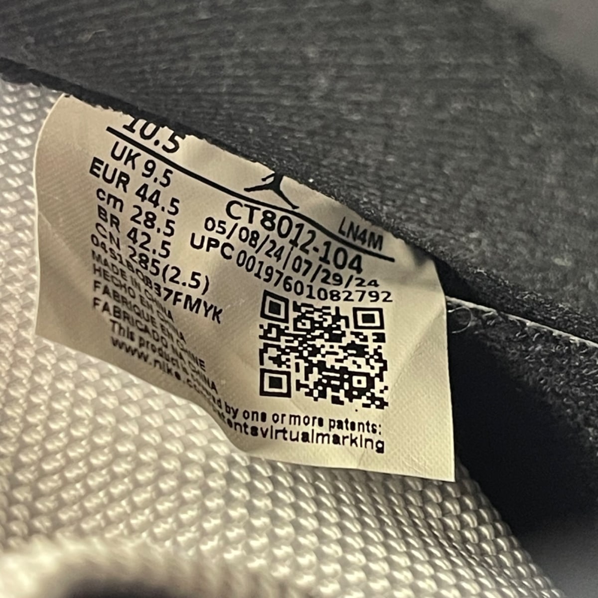 Jordan 11 Retro Legend Blue (2024) 10.5 (Moderately Worn Pre-Owned)JordanWhite/Legend Blue/Black - Image 6