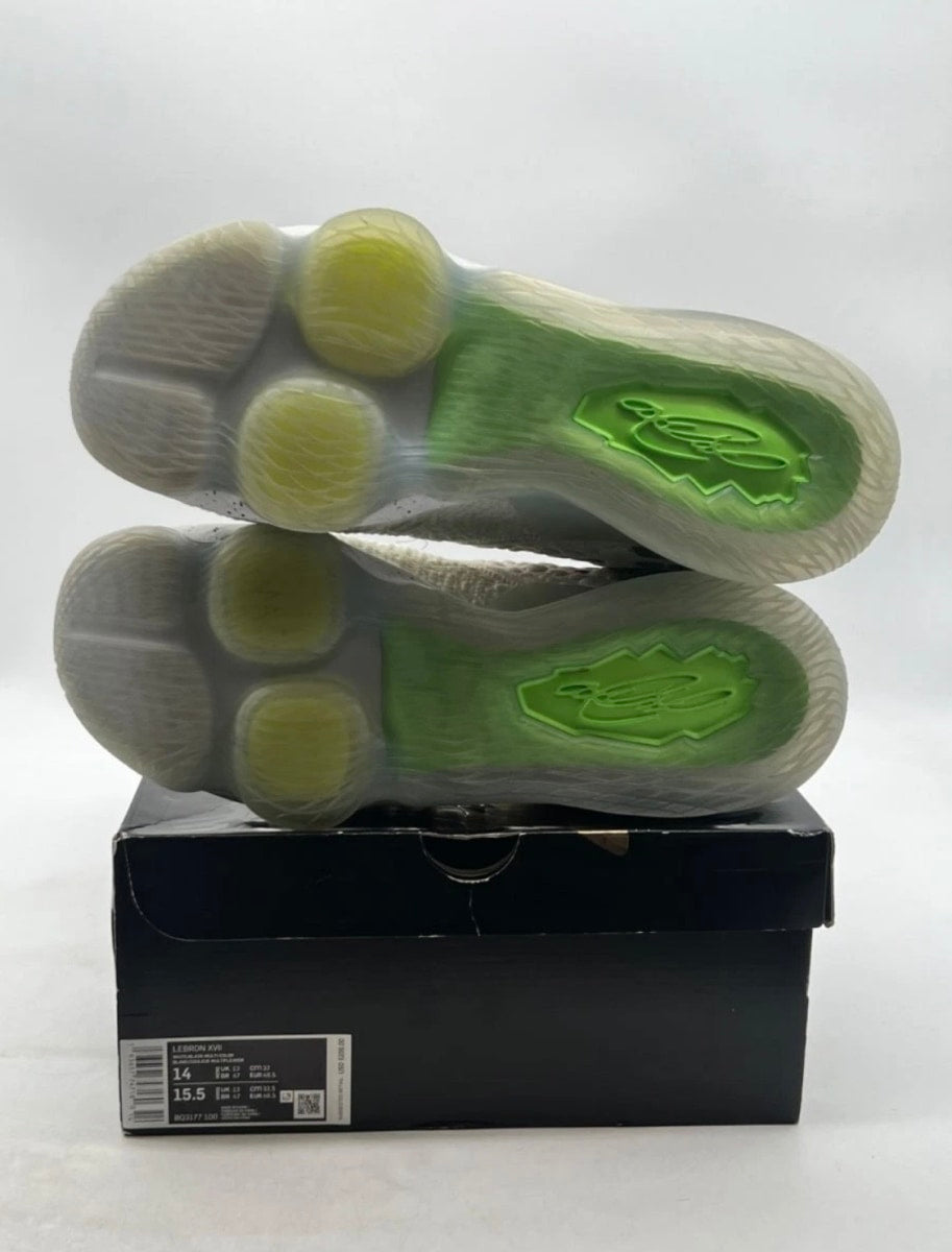 Nike LeBron 17 Air Command Force 14 (Lightly Worn Pre-Owned)NikeWhite/Black-Multi-Color - Image 8