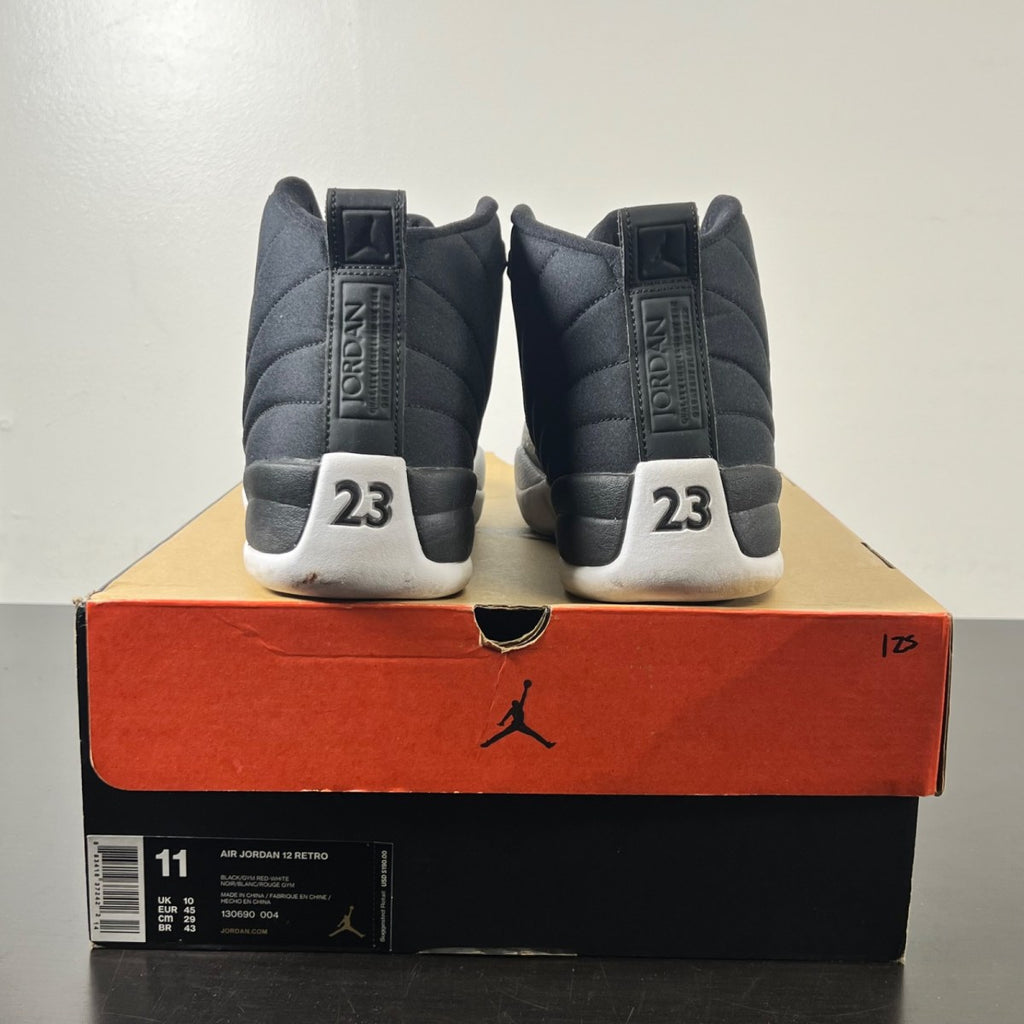 Jordan 12 Retro Nylon 11 (Lightly Worn Pre-Owned)JordanBlack/Gym Red-White - Image 5