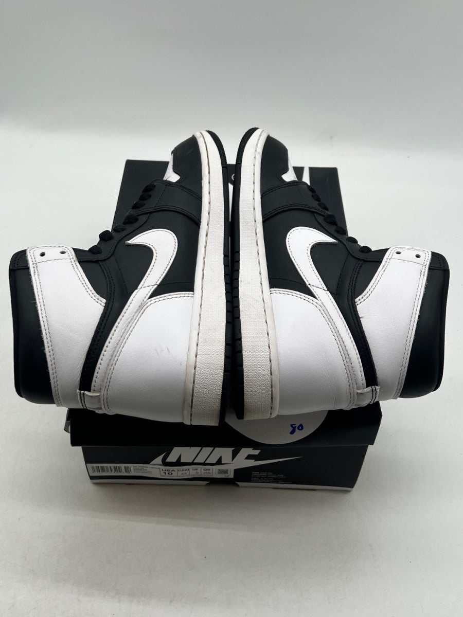 Jordan 1 Retro High OG Black White 10 (Lightly Worn Pre-Owned)JordanBlack/White/White - Image 9