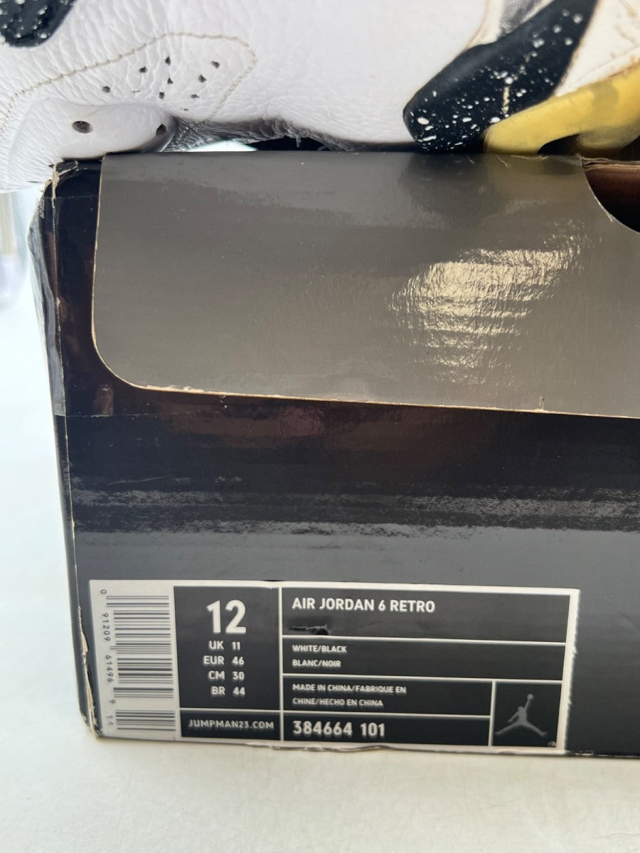 Jordan 6 Retro Oreo 12 (Moderately Worn Pre-Owned) - Image 8