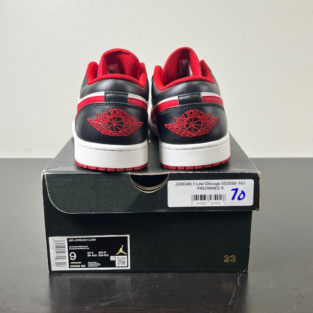 Jordan 1 Low Bulls (Size 9) - Image 4