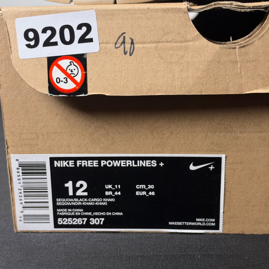 Nike Free Powerlines Black-Cargo Khaki (Size 12) - Image 6