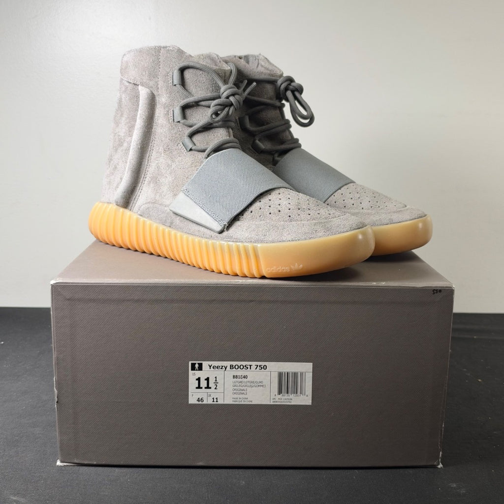 adidas Yeezy Boost 750 Light Grey Glow In the Dark (Size 11.5) - Image 1