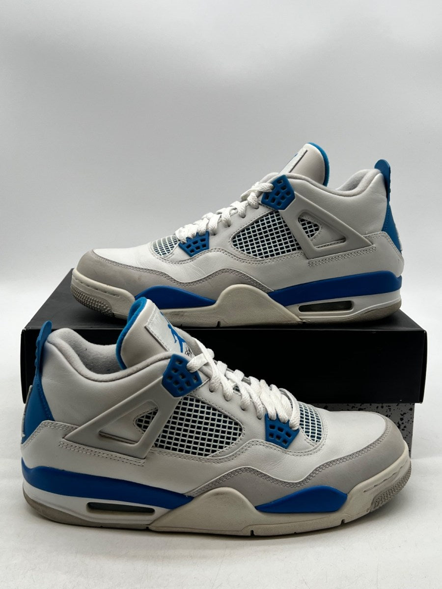 Jordan 4 Retro Military Blue (2012) (Size 10.5) - Image 1