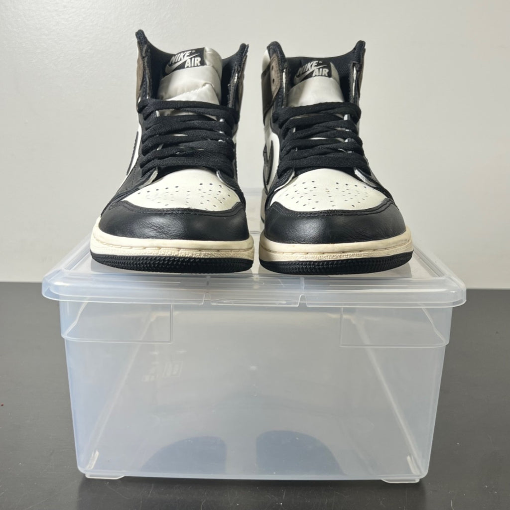 Jordan 1 Retro High Dark Mocha 8 (Lightly Worn Pre-Owned)JordanSail/Dark Mocha-Black-Black - Image 2