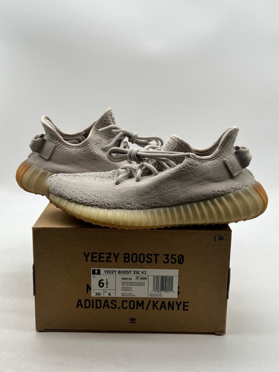 adidas Yeezy Boost 350 V2 Sesame 6.5 (Lightly Worn Pre-Owned)adidasSesame/Sesame/Sesame - Image 1