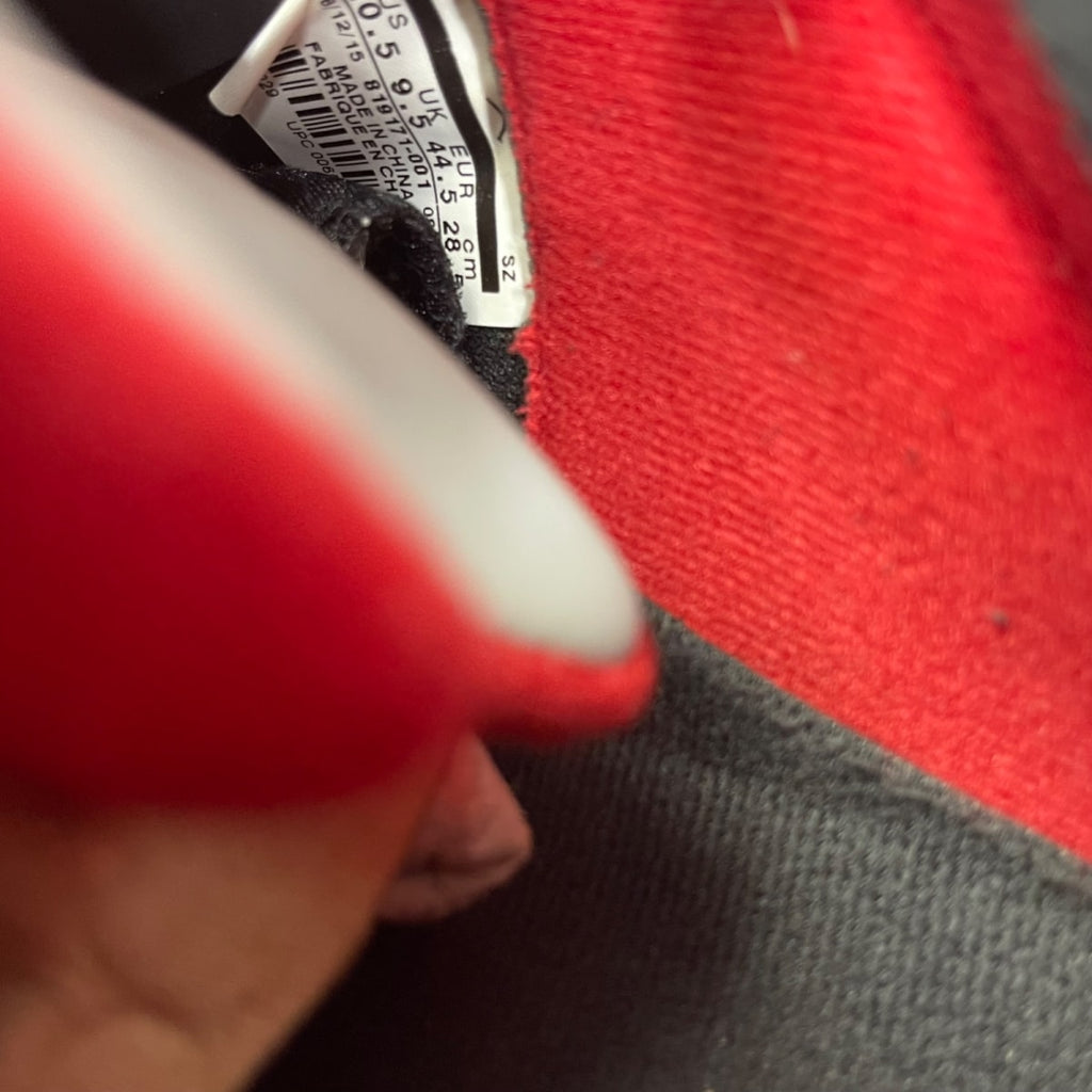 Jordan 5 Retro Low Alternate 90 10.5 (Moderately Worn Pre-Owned)JordanBlack/Gym Red-Metallic Hematite - Image 6