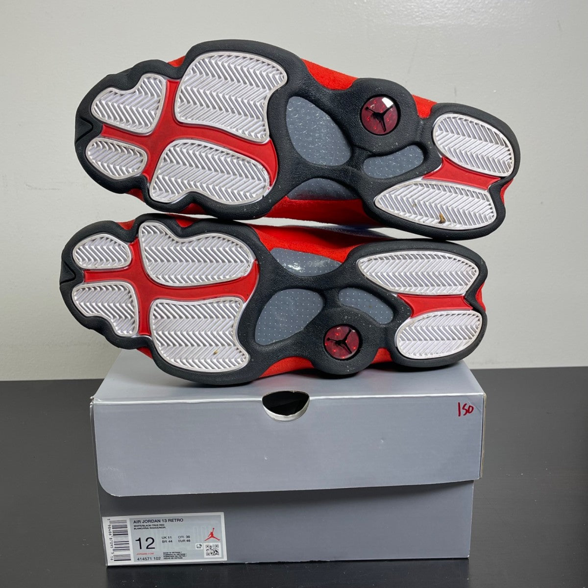 Jordan 13 Retro OG Chicago (2026) 12 (Moderately Worn Pre-Owned)JordanWhite/Black/True Red - Image 4